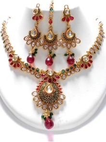 Polki Necklace Set